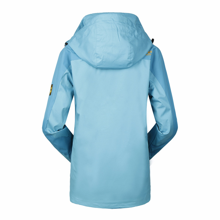 情侶款兩件套雙面絨沖鋒衣防風(fēng)擋雨戶(hù)外釣魚(yú)登山定做加工訂LOGO